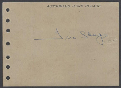 AOP 1966 autograph card signed ISSA SIRAJUDDIN UAR Ambassador to India