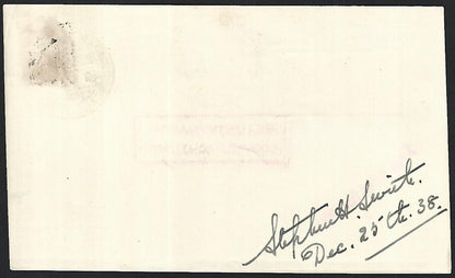 India ROCKET POST 1938 Carried by XMas Relief Rocket MARTHA PAGANINI
