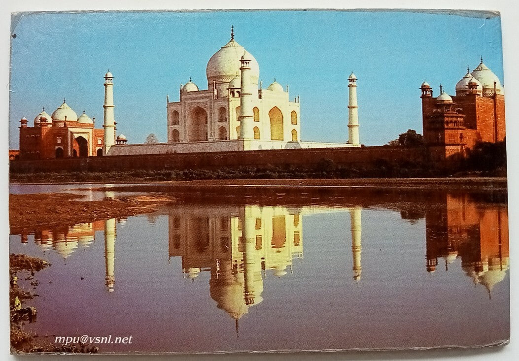 India - Taj Mahal vintage booklet of 10 postcards