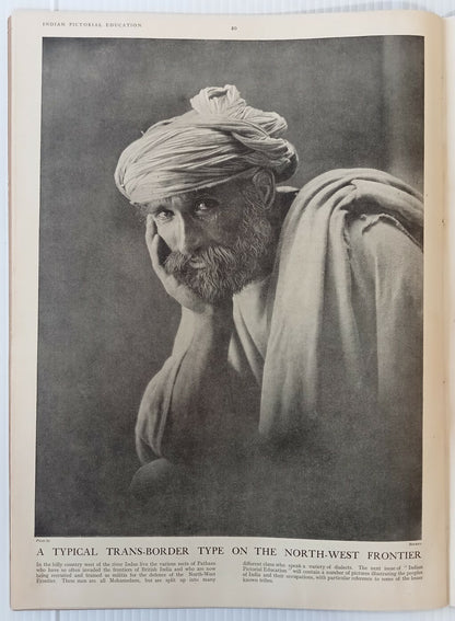 INDIAN PICTORAL EDUCATION 1929.30 Vol.1 No.4 Rivers, Simla Rail, Ceylon, Khyber