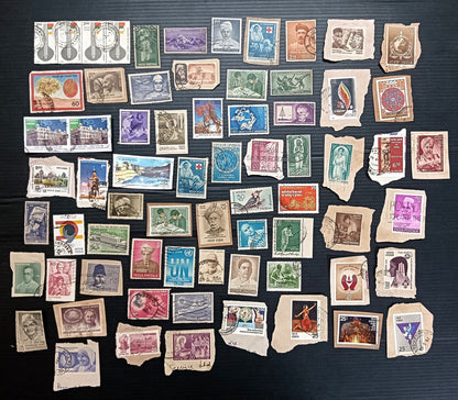 India unpicked on paper commemorative mix (100)