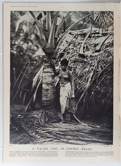 INDIAN PICTORAL EDUCATION 1929.30 Voll.1 No.2 Malabar Valan , Dasis, Chilum