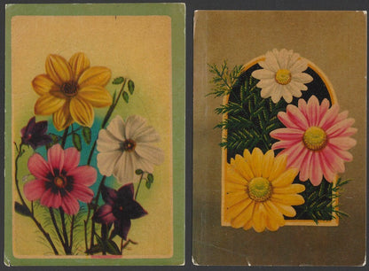 India Flowers vintage postcards (9)