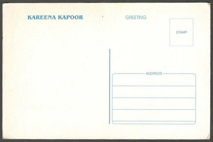 AOP India Bollywood vintage postcard KAREENA KAPOOR