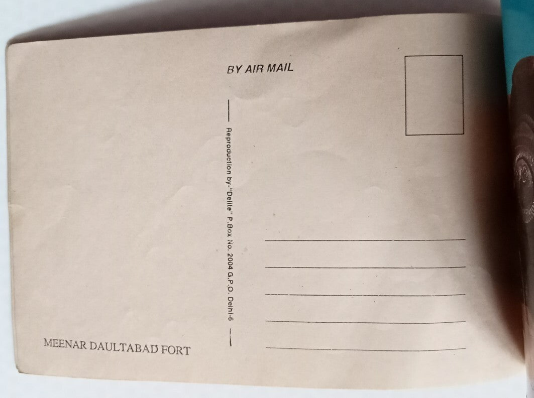 AOP INDIA DAULATABAD FORT vintage booklet of 10 postcards