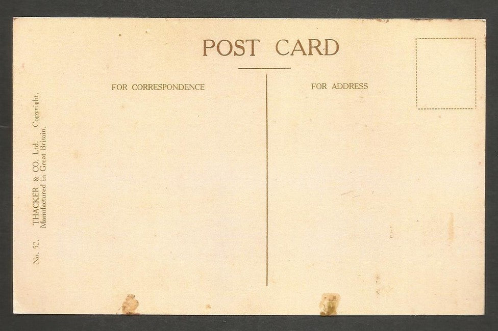 India vintage postcard A HAKIM – NATIVE DOCTOR