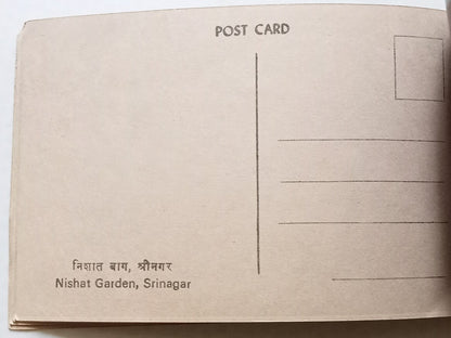 (AOP) India - Jammu and Kashmir vinatage booklet of 10 postcards