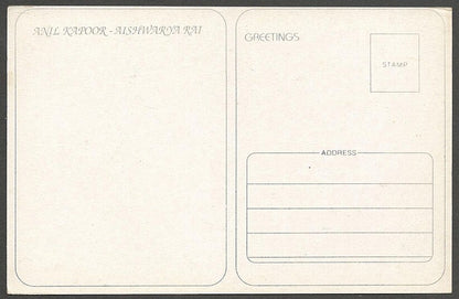 AOP India Bollywood vintage postcard MADHURI DIXIT & ANIL KAPOOR
