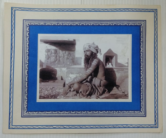 India photo Naga Sadhu i.e. mendicant c.1970 10 “x”12