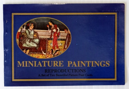 AOP India booklet of 10 postcards MINIATURE PAINTINGS