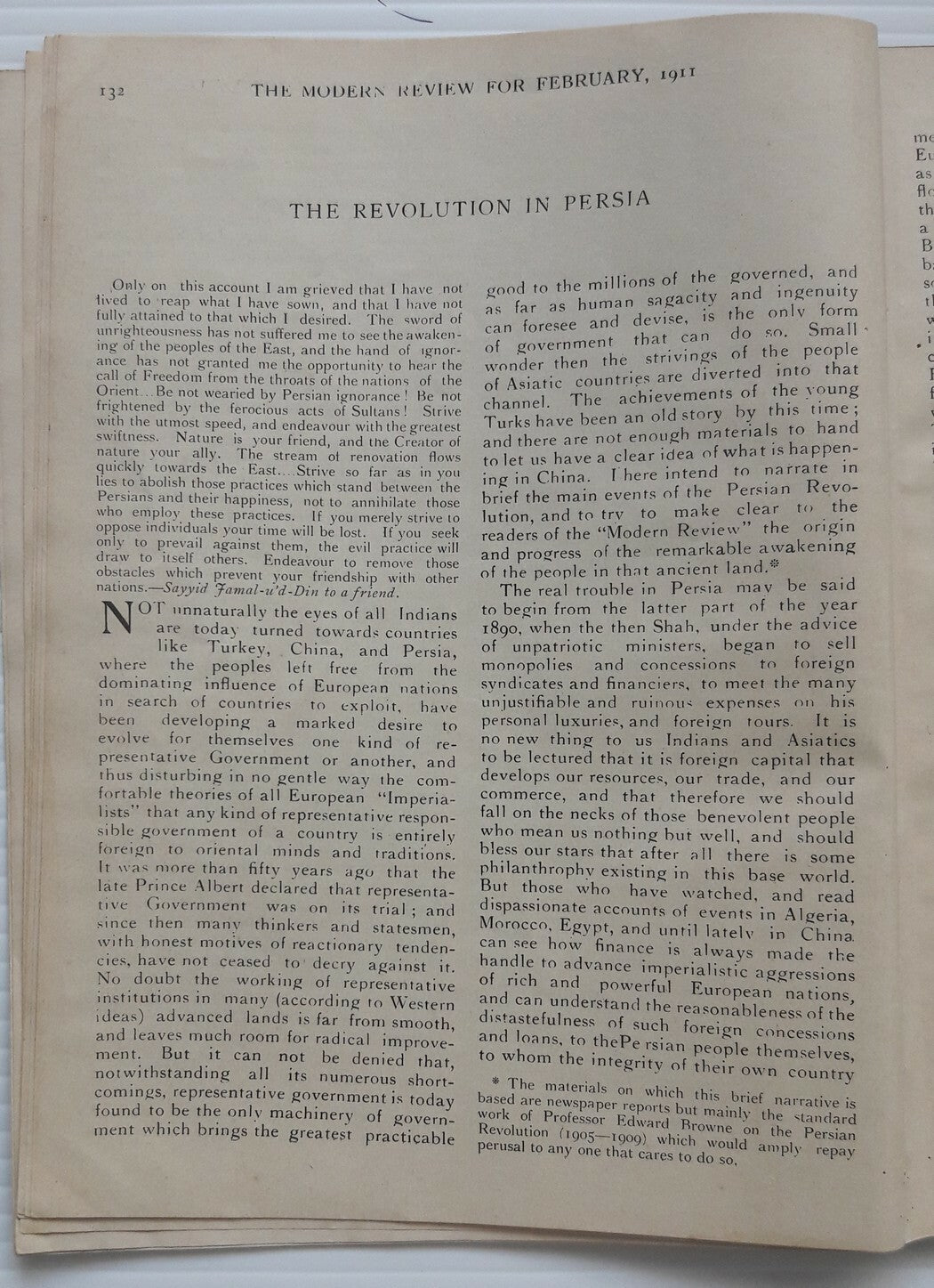 India Modern Review 1911 Tolstoy CF Andrews 5 plates etc SEE CONDITION