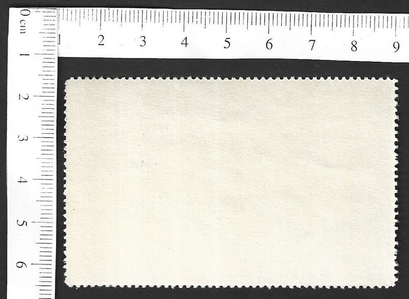 Vintage OVERLAND TO INDIA poster stamp - MY NEW CARRIAGE zaz
