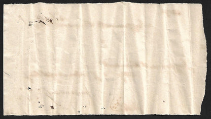 India 1857 Calcutta General Post Office letter Receipt