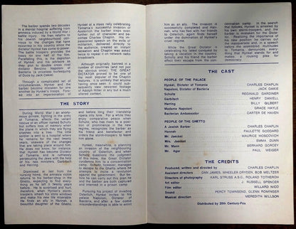 India herald for 1970s release of 1940 THE GREAT DICTATOR Chalie Chaplain