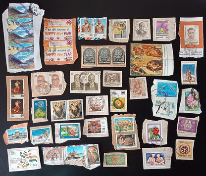 India unpicked on paper commemorative mix (200)