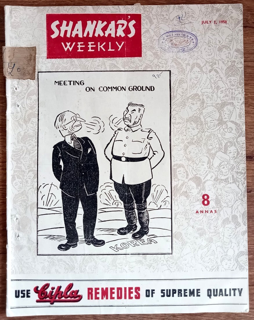 India Shankar Weekly July 2 1950 Truman & Stalin Korea Meeting on Common Ground