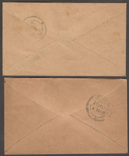 India Anna series - set of 12 plain FDCs