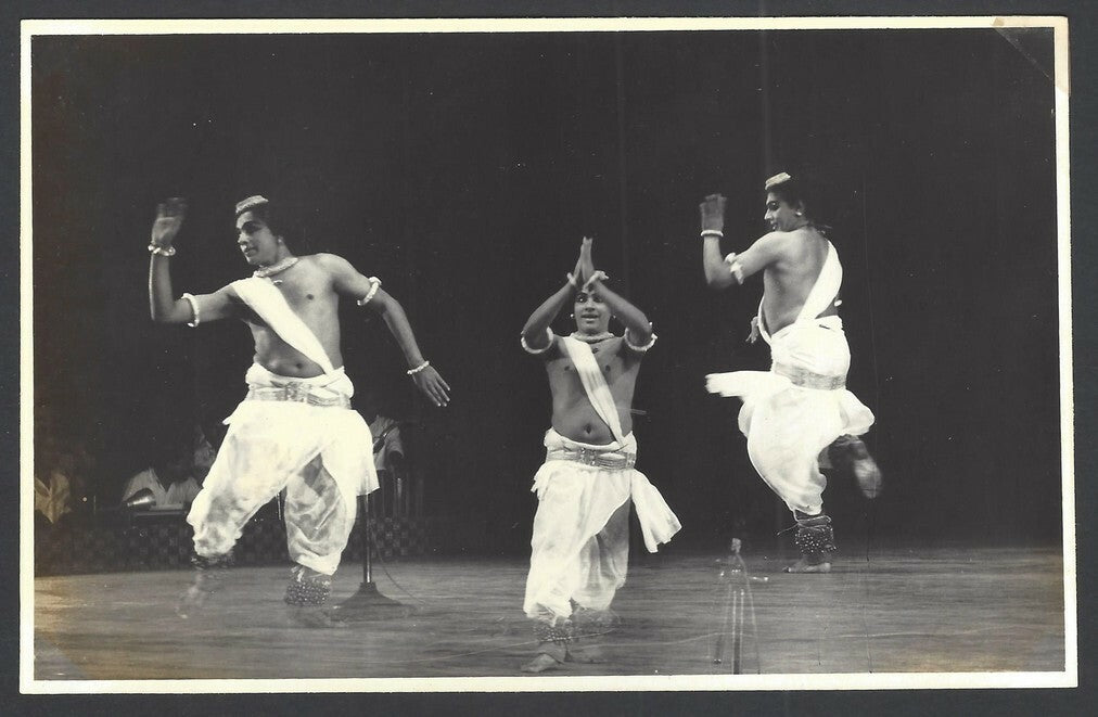 Indian Classical Dance Gopi Krishna vintage photo 4x6 inches