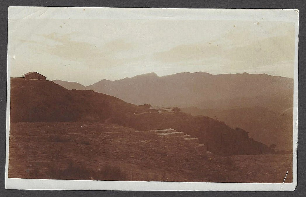 India 1918 photograph Sunset Simla Hills 8.5cm x 13.5cm