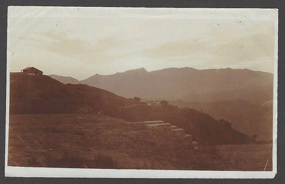 India 1918 photograph Sunset Simla Hills 8.5cm x 13.5cm