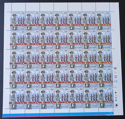 India 2013 Officers Training Academy sheet of 35 MNH