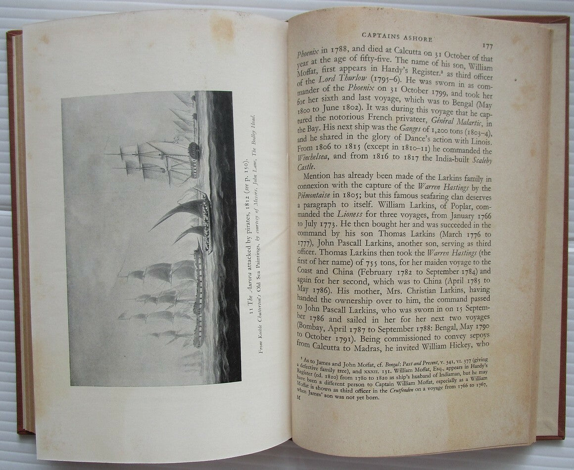 East Indiamen by Sir Evan Cotton 1949 HC 218pgs