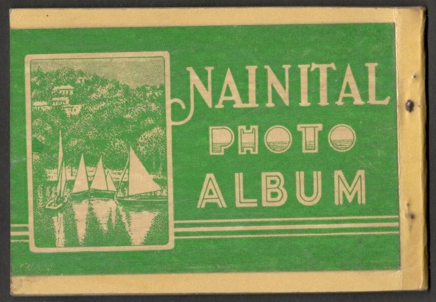 India - Nainital Photo Album vintage booklet of 8 postcards
