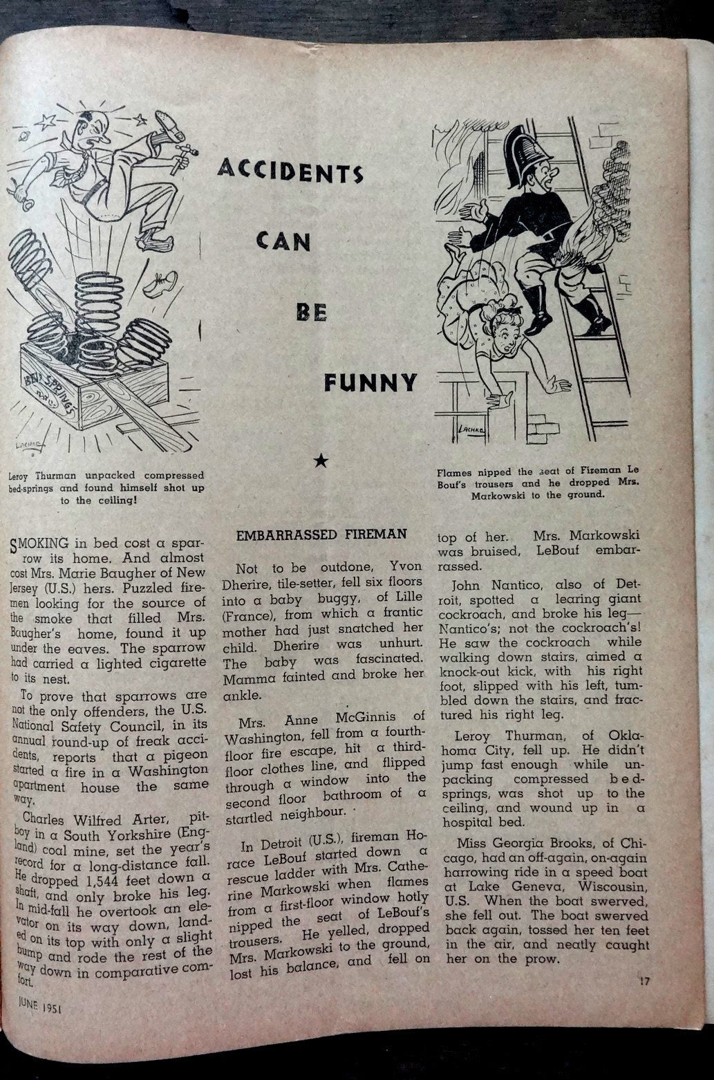 India June 1951 GREEN LEAF cinema & social magazine
