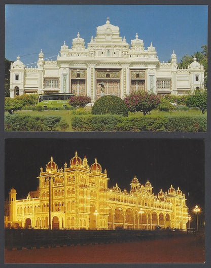 AOP India MYSORE packet of 10 vintage postcards MYSORE ZOOLOGICAL GARDENS