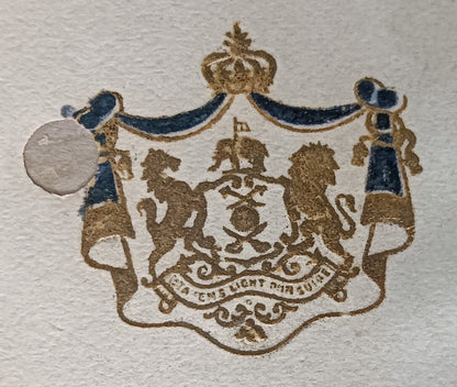 India crested letter PATIALA STATE