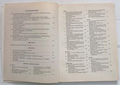 AOP India JOURNAL OF THE BOMBAY NATURAL HISTORY SOCIETY April 1999