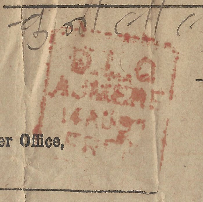 AOP India red DLO AJMER FREE on 1897 ambulance cover