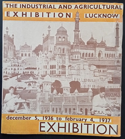 India 1936 Industrial & Agricultural Exhibition Lucknow 12pg booklet PAGES LOOSE