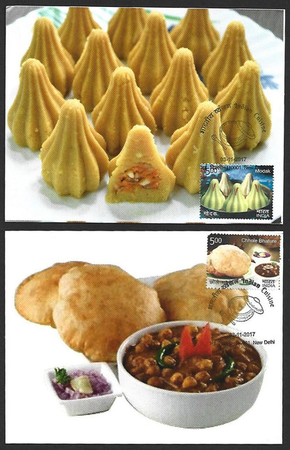 (AOP) India 2017 Indian Cusine set of 24 maxicards