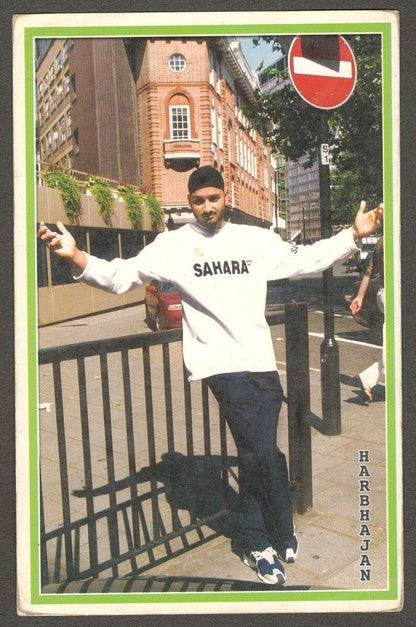 (AOP) India CRICKET vintage postcard - BHAJJI - HARBAJAN SINGH