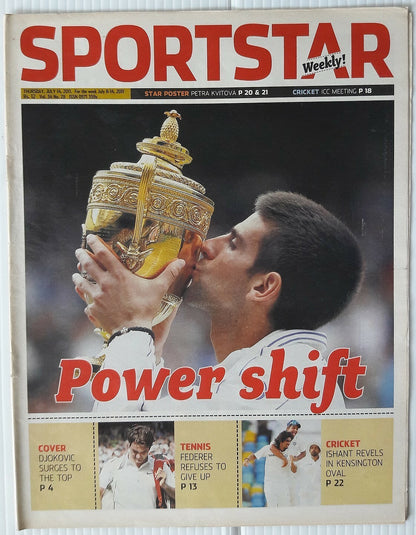 India Sportstar 2008-11 CRICKET cover issues 10” X 13” (5)