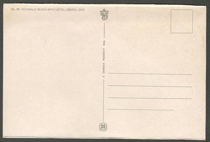 AOP India GOA vintage postcard BOGMALO BEACH