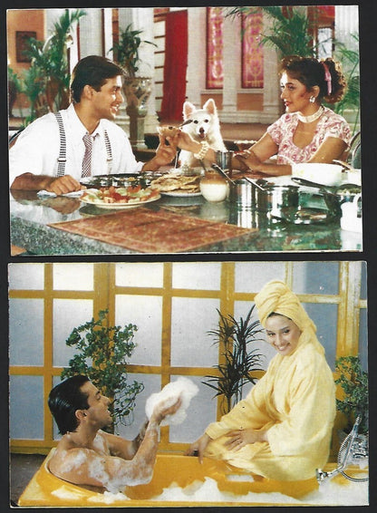 (AOP) India Bollywood MADHURI DIXIT & SALMAN KHAN vintage postcards (7)
