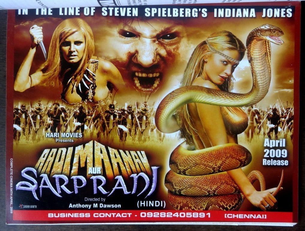 Bollywood Trade magazine COMPLETE CINEMA 4 April 2009 issue – KHAFFA cover
