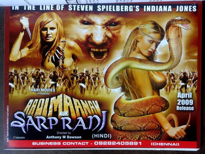 Bollywood Trade magazine COMPLETE CINEMA 4 April 2009 issue – KHAFFA cover