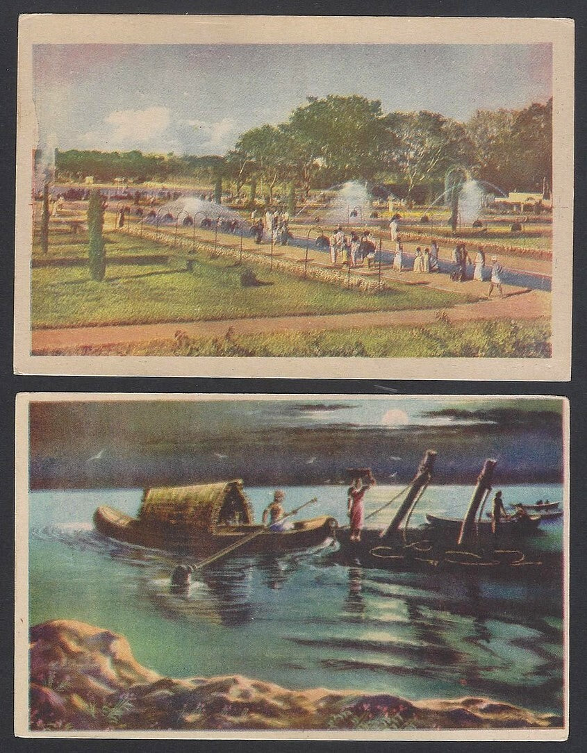 AOP2 India vintage HINDU NEW YEAR postcards (4)