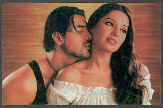 AOP India Bollywood JOHN ABRAHAM & BIPASHA BASU vintage postcard 
