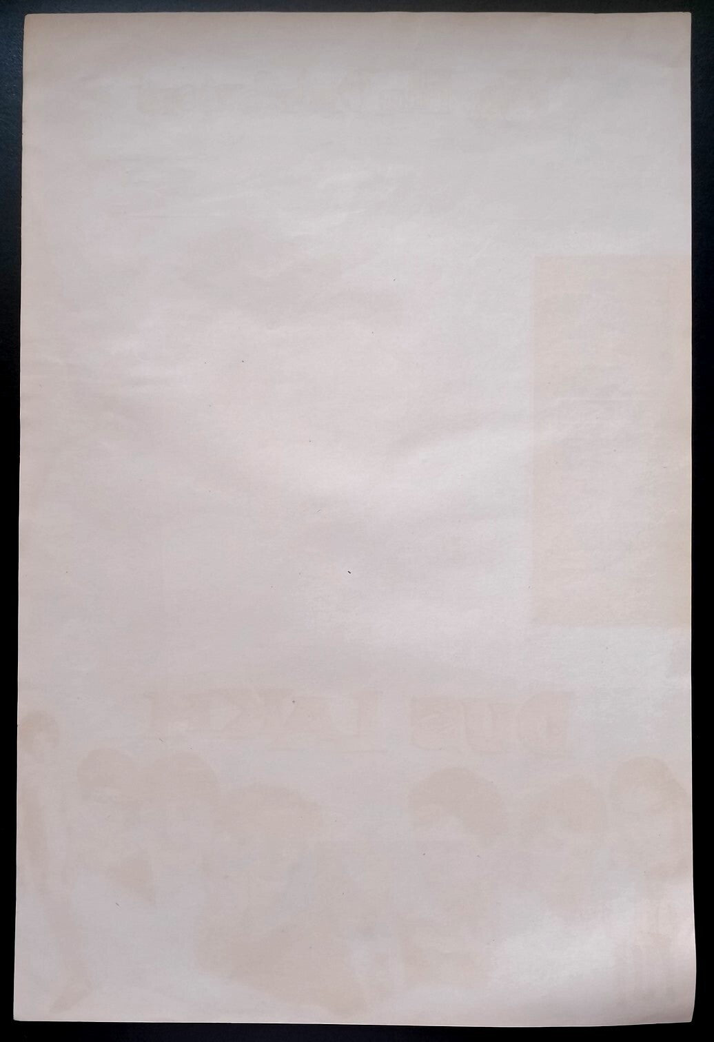 India Bollywood 1960s pictorial DUS LAKH promotional letterhead