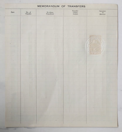 India 1947 Akhil Bharat Printers Limited share certificate