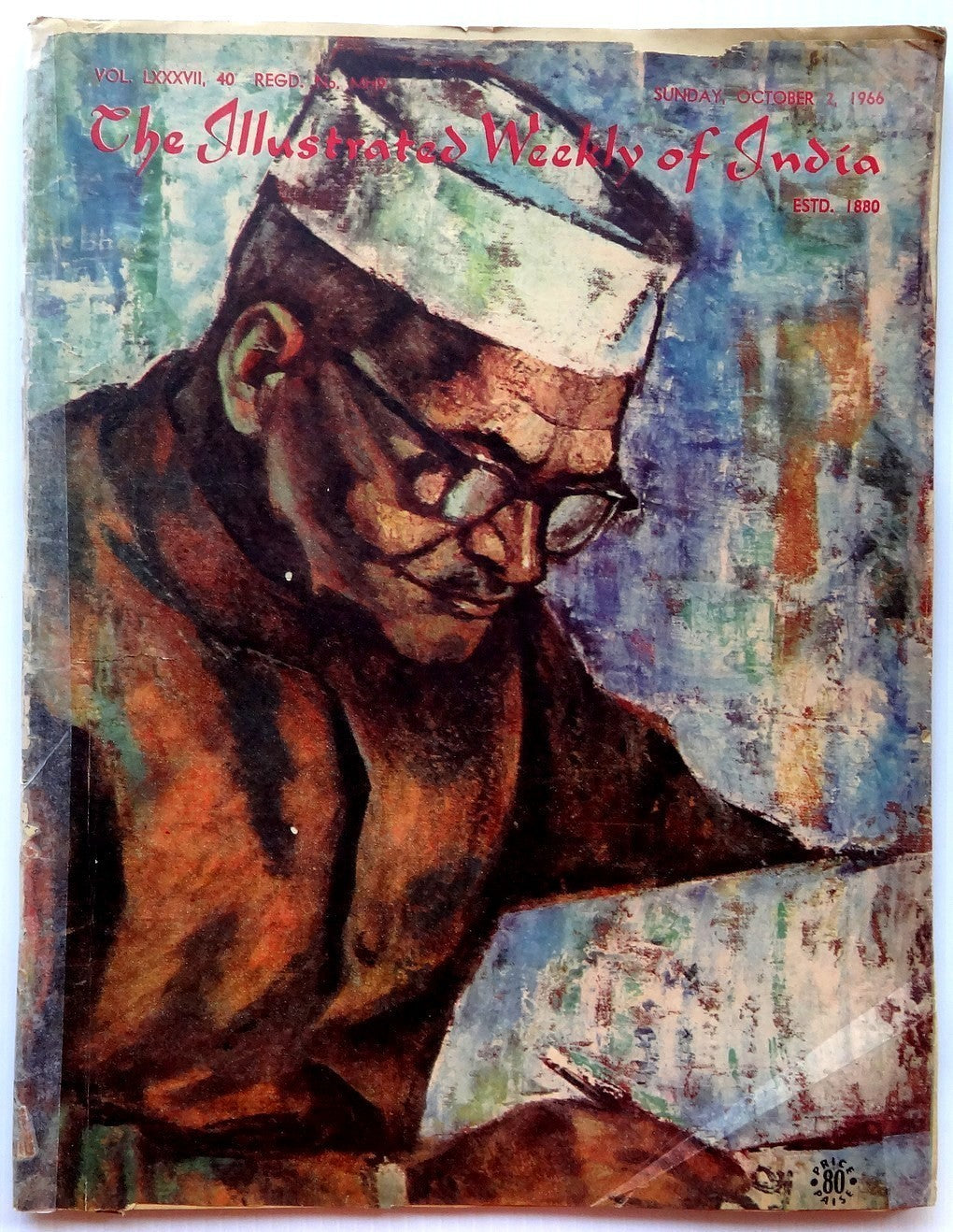 India Illustrated Weekly of India 1966 The Significance of Gandhi