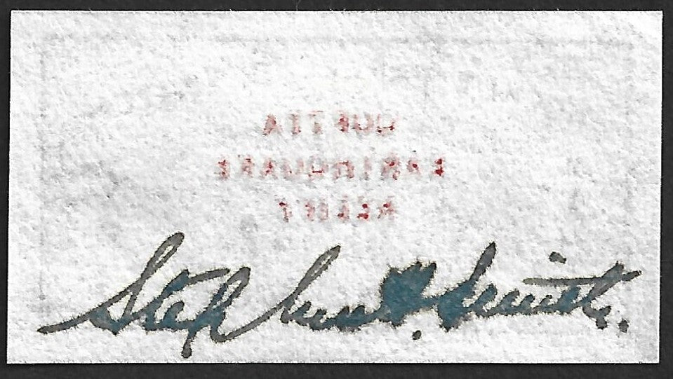 AOP India ROCKET MAIL - 1935 QUETTA EARTHQUAKE label signed Stephen Smith