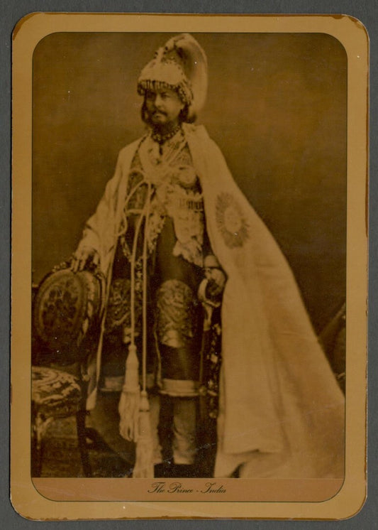 AOP India vintage look replica postcard The Prince of India
