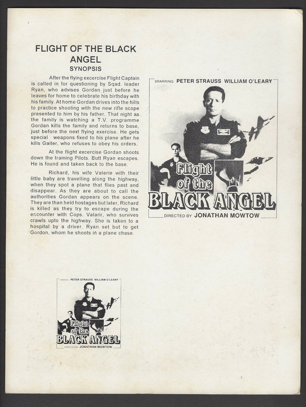 Hollywood Publicity cards for India – Wars movies
