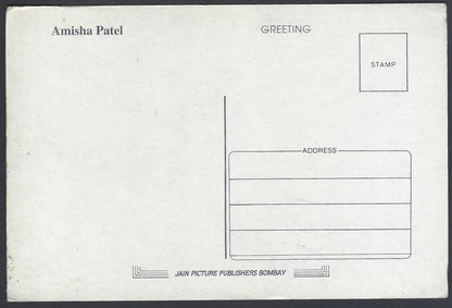 AOP India Bollywood AMISHA PATEL vintage postcard 