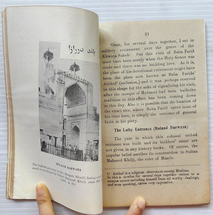 DARGAH KHWAJA SAHIB Ajmer visit by C.Raja Gov Gen of India 76pgs